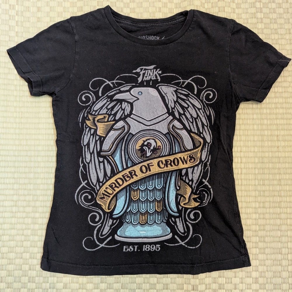 Bioshock Infinite Murder of Crows T-shirt Women's Size Small